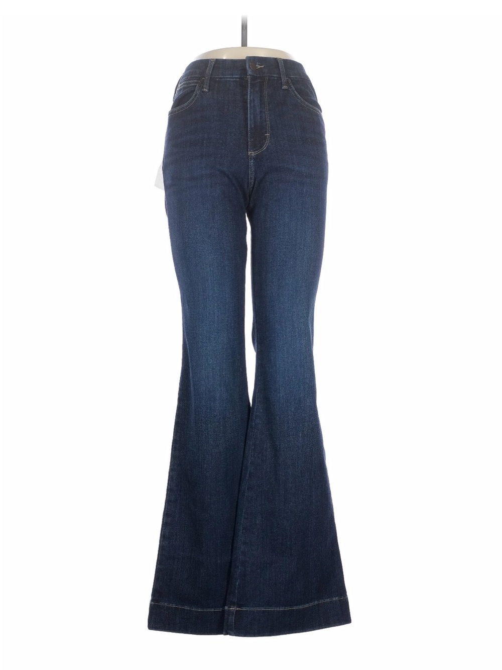 Women Jeans Wrangler BESPOKE Dark Blue Flare Trousers 28x34